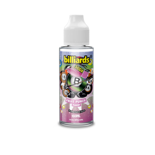 Billiards Soda Range 0mg 100ml Shortfill (70VG/30PG) - Lazy Frog Shop