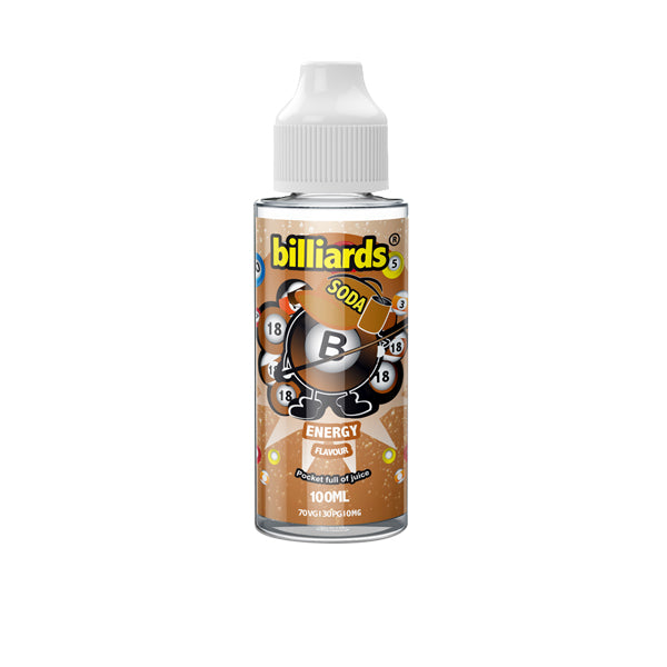 Billiards Soda Range 0mg 100ml Shortfill (70VG/30PG) - Lazy Frog Shop