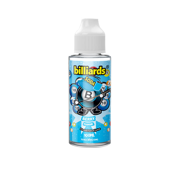 Billiards Soda Range 0mg 100ml Shortfill (70VG/30PG) - Lazy Frog Shop