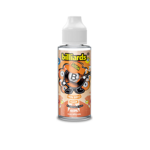 Billiards Soda Range 0mg 100ml Shortfill (70VG/30PG) - Lazy Frog Shop