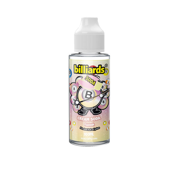 Billiards Soda Range 0mg 100ml Shortfill (70VG/30PG) - Lazy Frog Shop