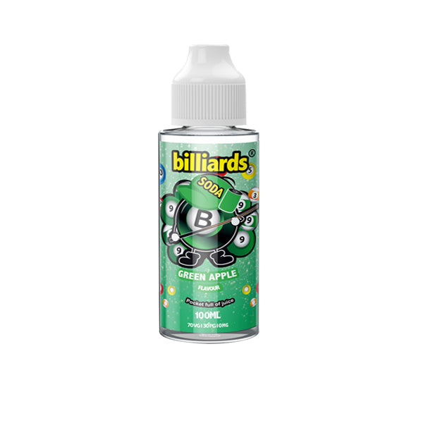 Billiards Soda Range 0mg 100ml Shortfill (70VG/30PG) - Lazy Frog Shop