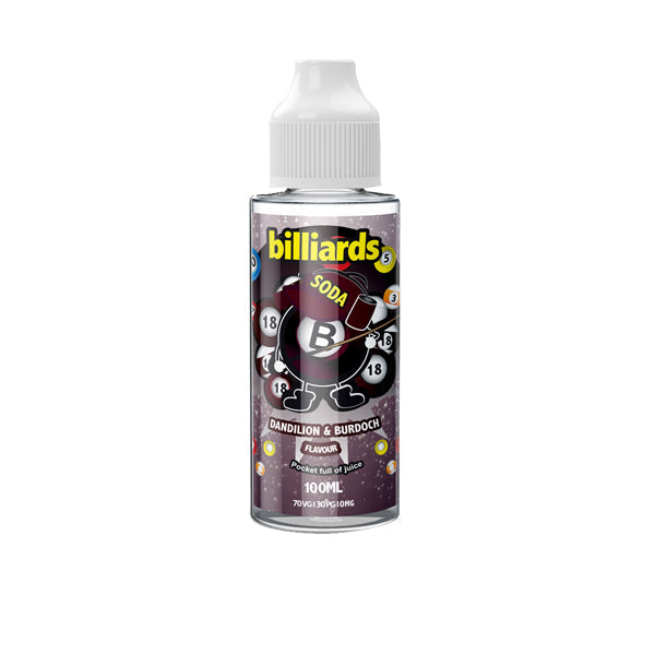 Billiards Soda Range 0mg 100ml Shortfill (70VG/30PG) - Lazy Frog Shop