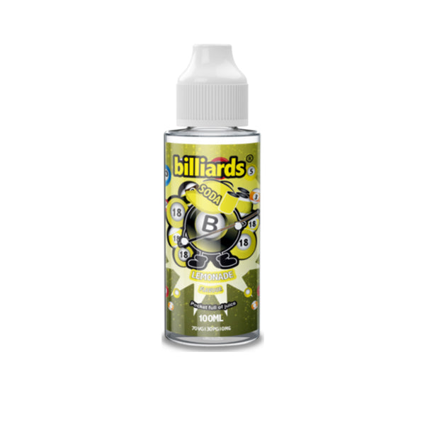 Billiards Soda Range 0mg 100ml Shortfill (70VG/30PG) - Lazy Frog Shop