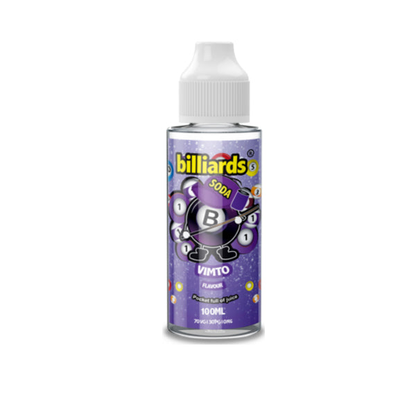 Billiards Soda Range 0mg 100ml Shortfill (70VG/30PG) - Lazy Frog Shop