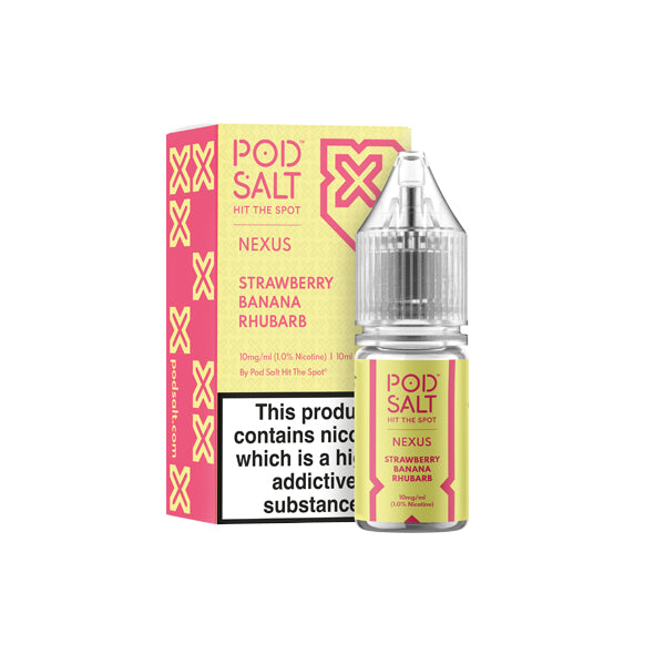 10mg Pod Salt Nexus 10ml Nic Salt (50VG/50PG) - Lazy Frog Shop