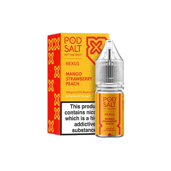 20mg Pod Salt Nexus 10ml Nic Salt (50VG/50PG) - Lazy Frog Shop