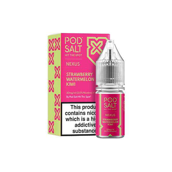 20mg Pod Salt Nexus 10ml Nic Salt (50VG/50PG) - Lazy Frog Shop