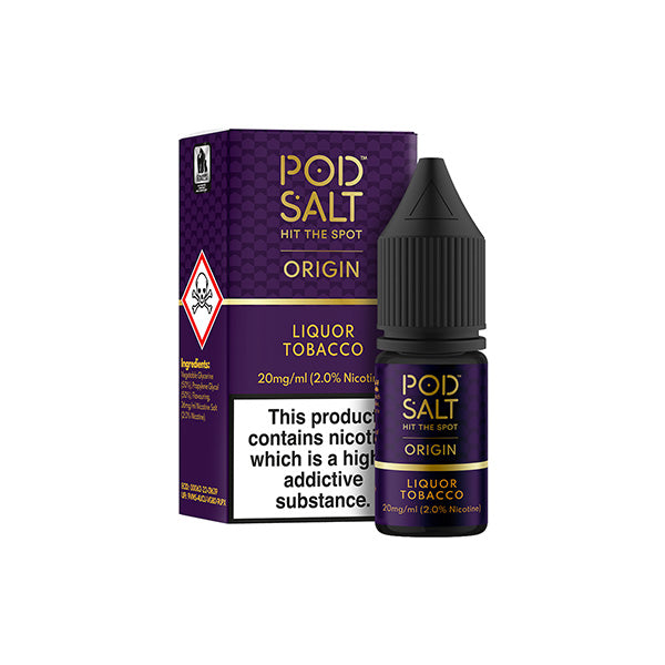 11mg Pod Salt Origins 10ml Nic Salt (50VG/50PG) - Lazy Frog Shop