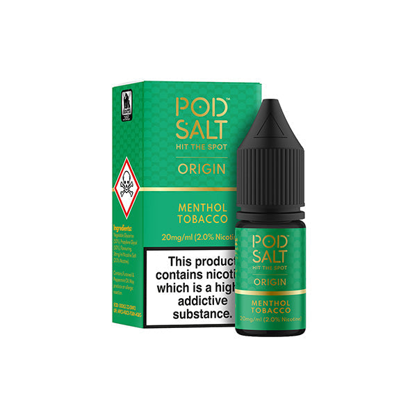 11mg Pod Salt Origins 10ml Nic Salt (50VG/50PG) - Lazy Frog Shop