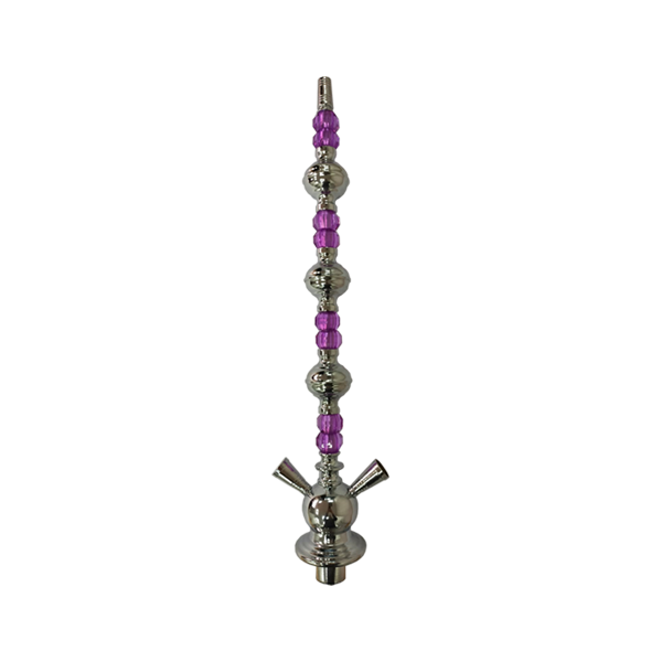 Large Glass Metal Shisha Stem - Assorted Colours - Lazy Frog Shop