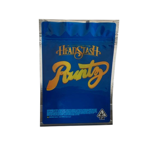 Printed Mylar Zip Bag 3.5g Large - Lazy Frog Shop