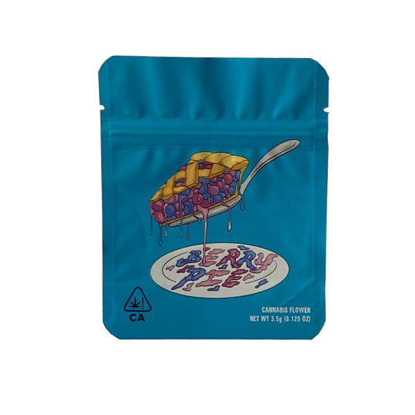 Printed Mylar Zip Bag 3.5g Standard - Lazy Frog Shop