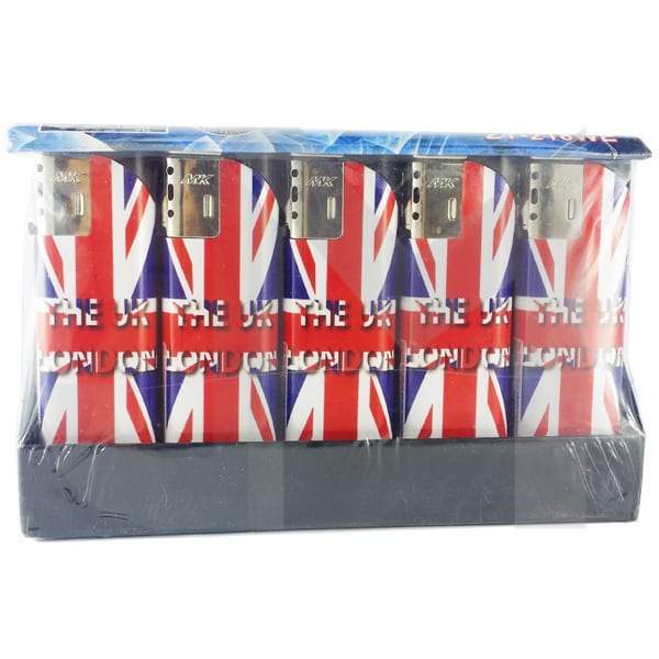 25 x 4Smoke Wind-Proof Printed Lighters - 218WE - Lazy Frog Shop