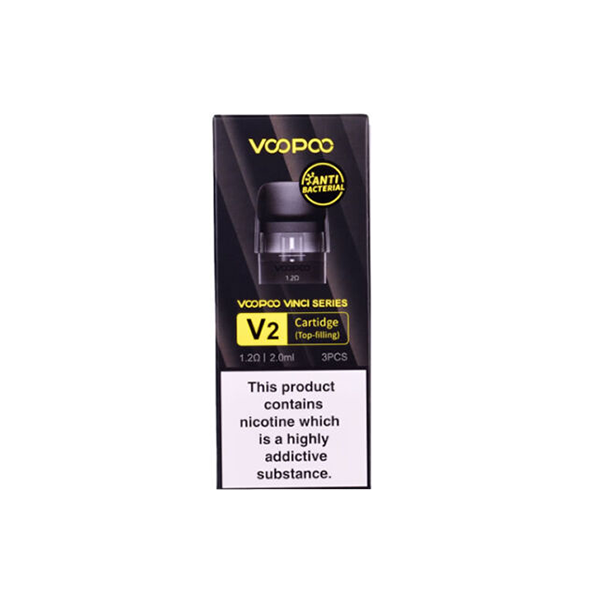 VooPoo Vinci V2 Replacement Cartridge Pods 0.8Ω/1.2Ω - 3Pcs - Lazy Frog Shop