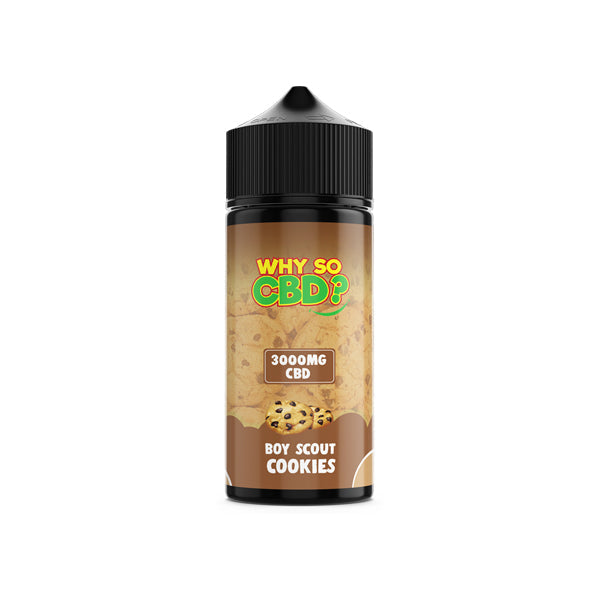 Why So CBD? 3000mg Full Spectrum CBD E-liquid 120ml - Lazy Frog Shop