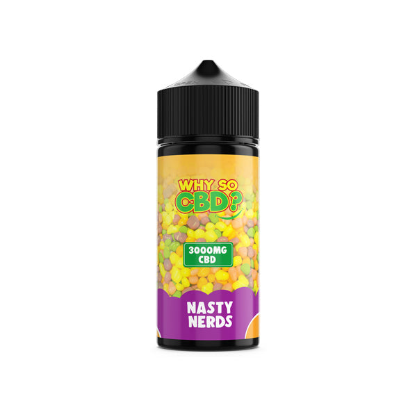 Why So CBD? 3000mg Full Spectrum CBD E-liquid 120ml - Lazy Frog Shop