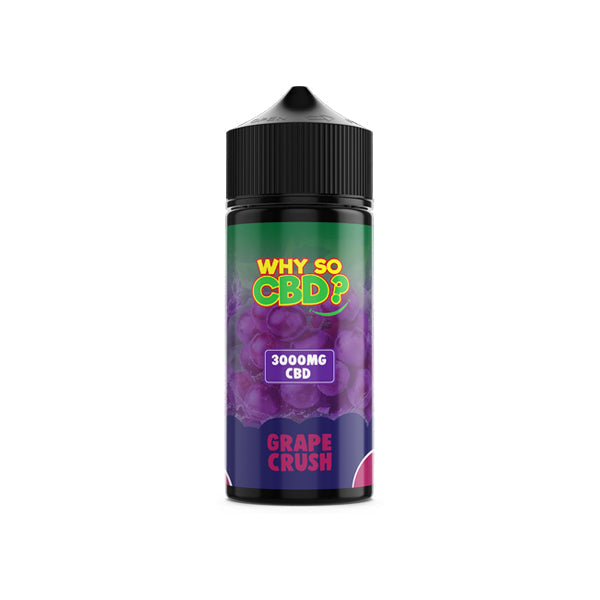 Why So CBD? 3000mg Full Spectrum CBD E-liquid 120ml - Lazy Frog Shop