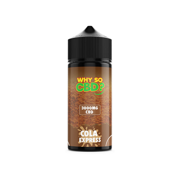 Why So CBD? 3000mg Full Spectrum CBD E-liquid 120ml - Lazy Frog Shop