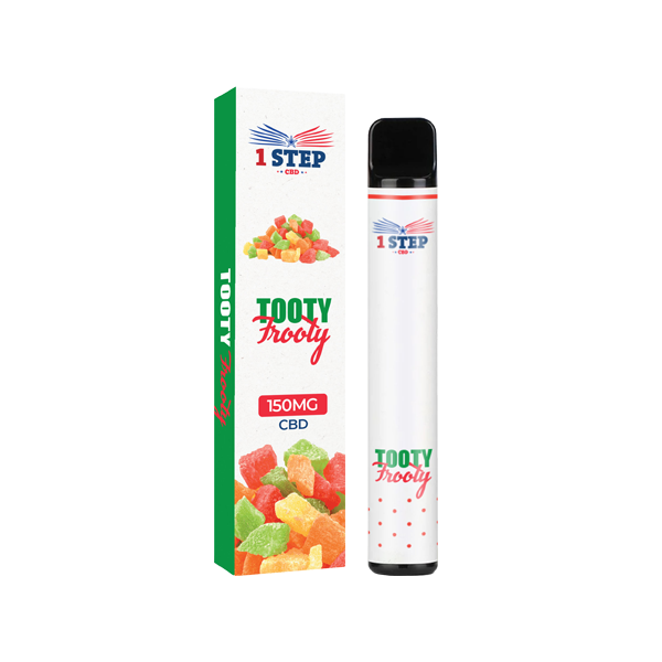 1 Step 150mg CBD Disposable Vape Device - Lazy Frog Shop