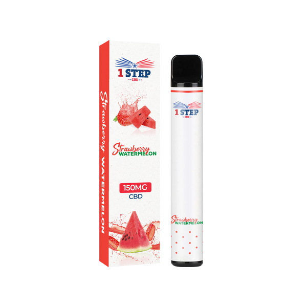 1 Step 150mg CBD Disposable Vape Device - Lazy Frog Shop