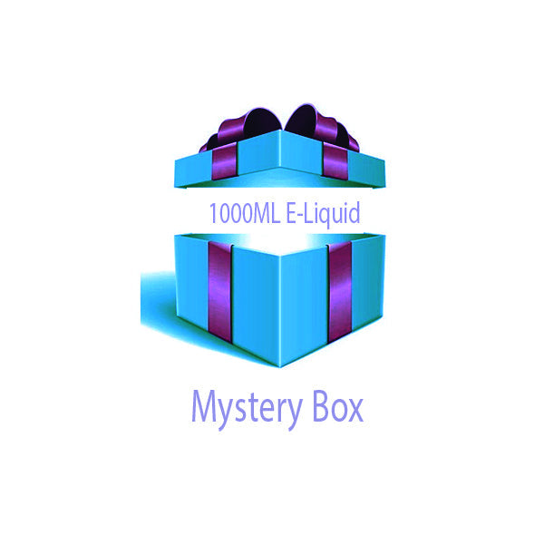 1000ml E-liquid MYSTERY BOX + Nic Shots - Lazy Frog Shop