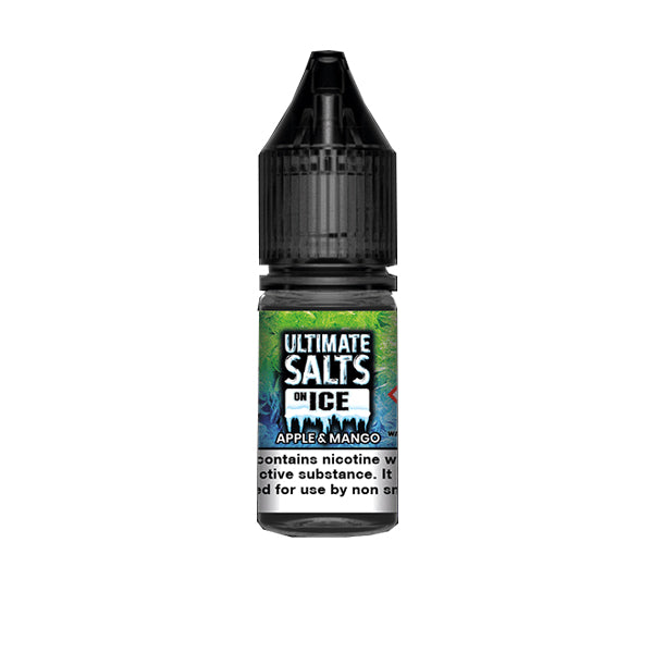 10mg Ultimate Puff Salts On Ice 10ml Flavoured Nic Salts (50VG/50PG) - Lazy Frog Shop