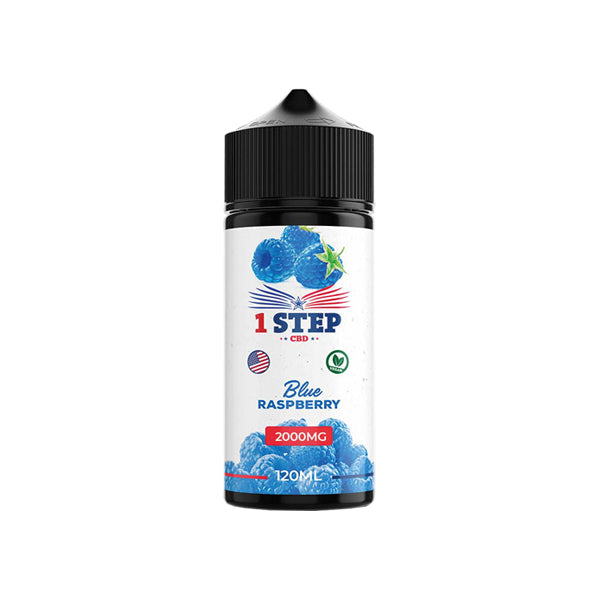 1 Step CBD 2000mg CBD E-liquid 120ml (BUY 1 GET 1 FREE) - Lazy Frog Shop