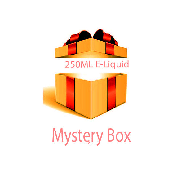 250ml E-liquid MYSTERY BOX + Nic Shots - Lazy Frog Shop