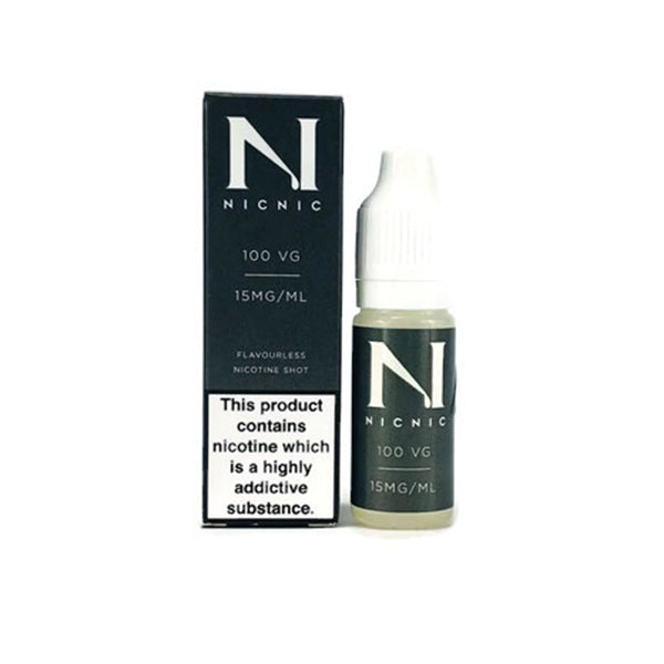 NIC NIC 15mg Nicotine Shot 10ml 100VG - Lazy Frog Shop