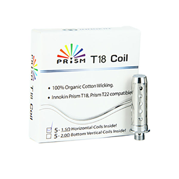 Innokin Prism T18 1.5/2.0/1.7 Ohm Coils - Lazy Frog Shop