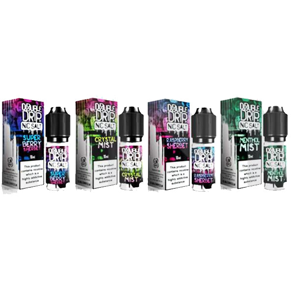 10MG Double Drip 10ML Flavoured Nic Salts E Liquid - Lazy Frog Shop