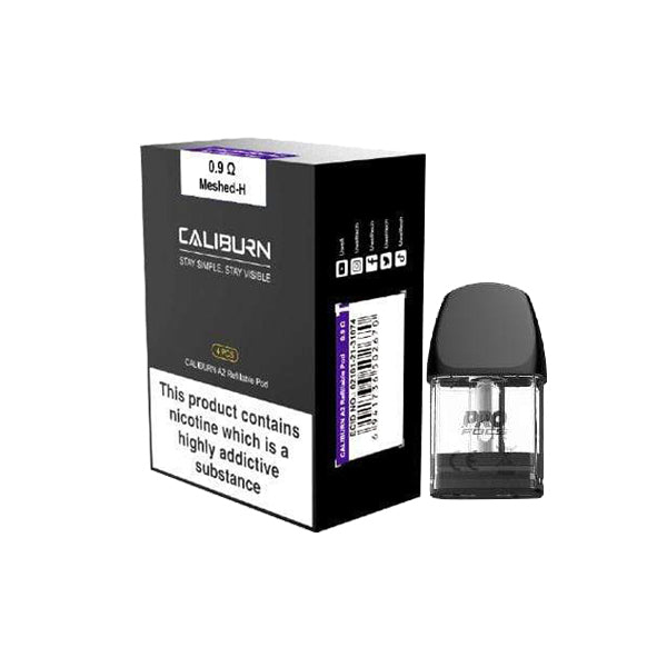 Uwell Caliburn A2 Replacement Pods 2ml - Lazy Frog Shop