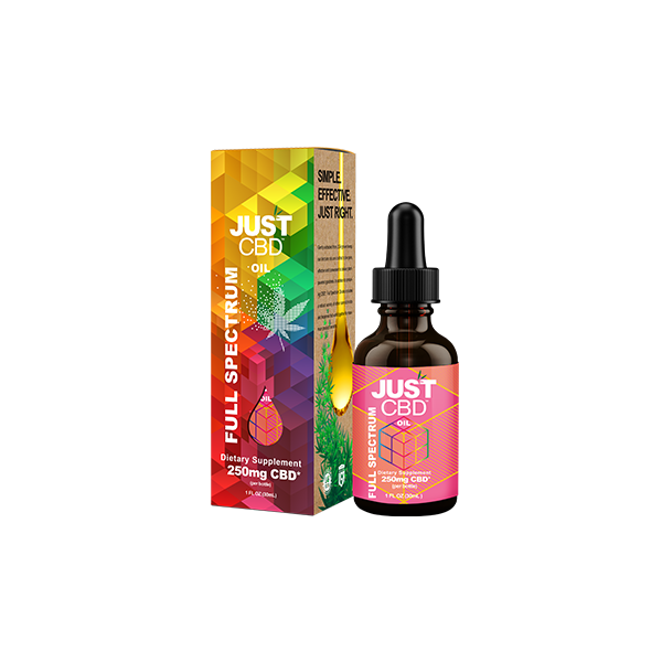 Just CBD 250mg Full Spectrum Tincture - 30ml - Lazy Frog Shop