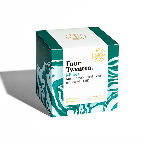 Four Twentea Mint 10mg CBD Tea - Mintea - Lazy Frog Shop