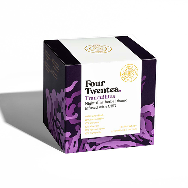 Four Twentea Herbal 10mg CBD Tea - Tranquilitea - Lazy Frog Shop