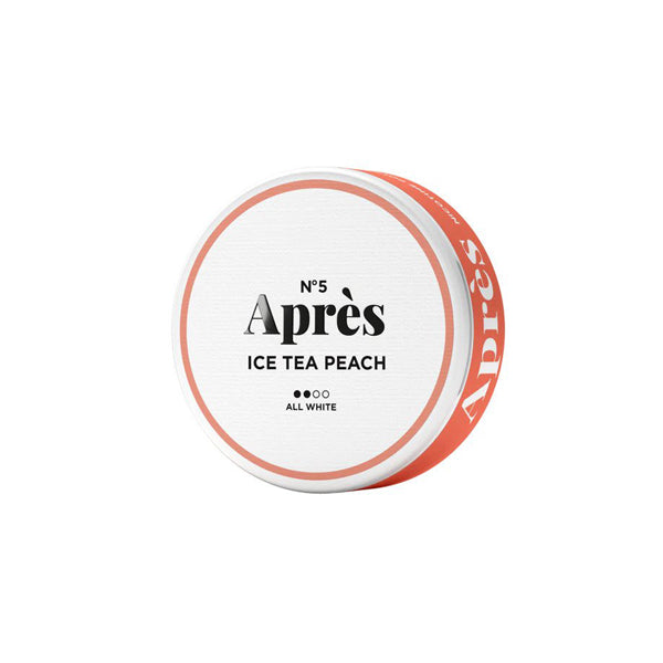 Après 8mg Ice Tea Peach Nicotine Snus Pouches 20 Pouches - Lazy Frog Shop