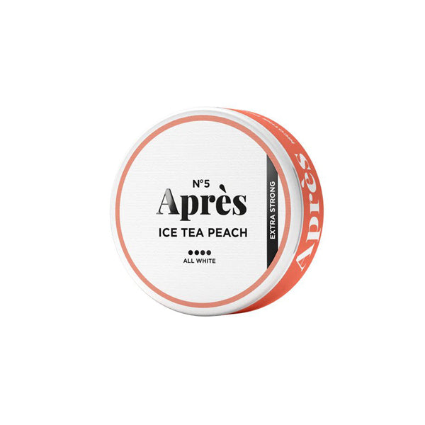 Après 15mg Ice Tea Peach Extra Strong Nicotine Snus Pouches 20 Pouches - Lazy Frog Shop