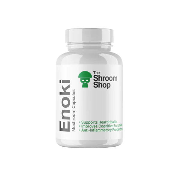 The Shroom Shop Enoki Mushroom 45000mg Capsules - 90 Caps - Lazy Frog Shop