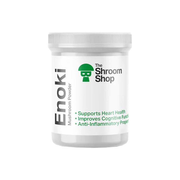 The Shroom Shop Enoki Mushroom 90000mg Powder - Lazy Frog Shop