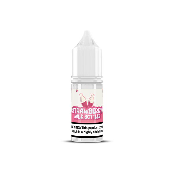 10MG Strawberry Nic Salts by Milk Bottles (50VG/50PG) - Lazy Frog Shop