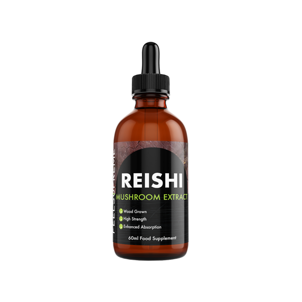 Feel Supreme Reishi Mushroom Liquid Tincture - 60ml - Lazy Frog Shop