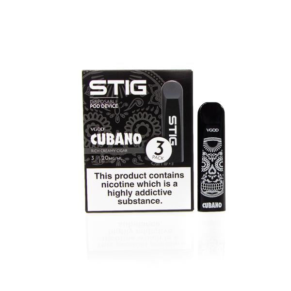 20mg VGOD Stig Disposable Pod Vape Kits 3PCS - Lazy Frog Shop