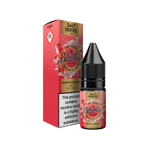 10mg Billionaire Juice Salt Series 2.0 10ml Nic Salts (50VG/50PG) - Lazy Frog Shop