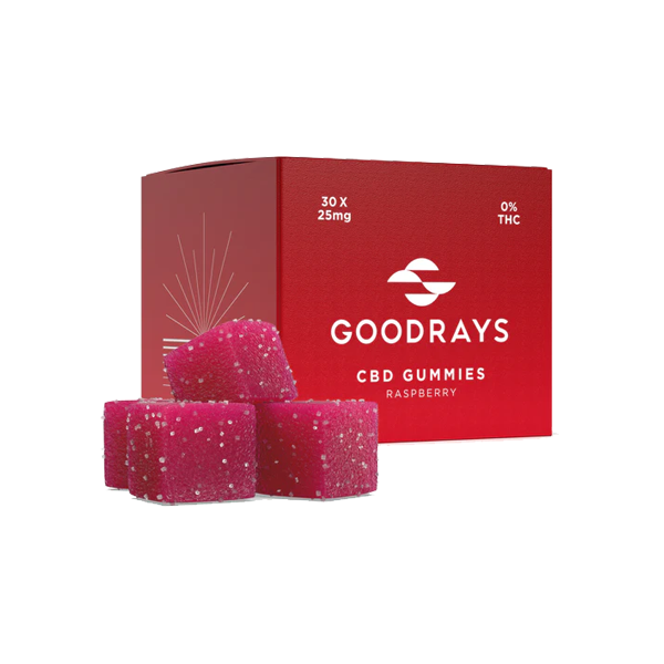 Goodrays 750mg CBD Gummies - 30 Pieces - Lazy Frog Shop