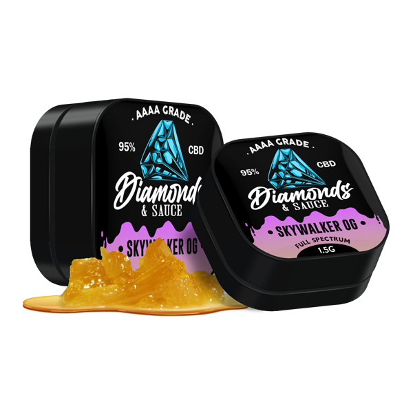 Diamonds & Sauce 95% Full Spectrum CBD Distillate - 1.5g - Lazy Frog Shop