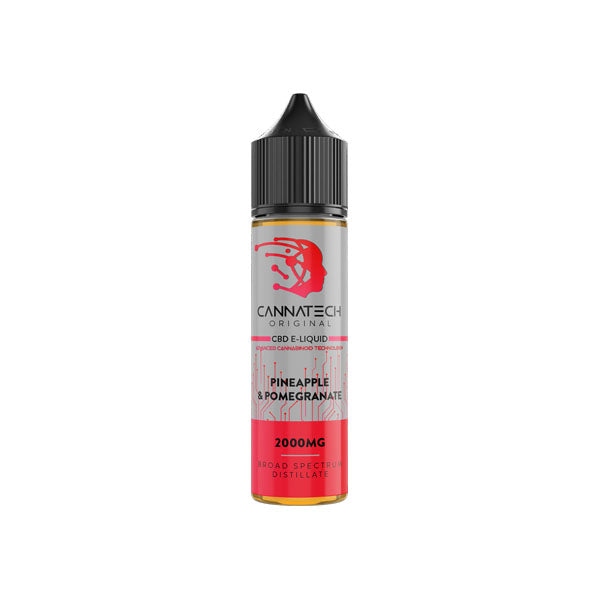 Cannatech 2000mg Broad Spectrum CBD E-liquid 50ml - Lazy Frog Shop