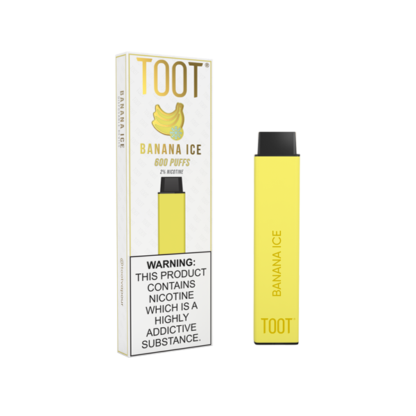 20mg TOOT Bar Disposable Vape Device 600 Puffs - Lazy Frog Shop