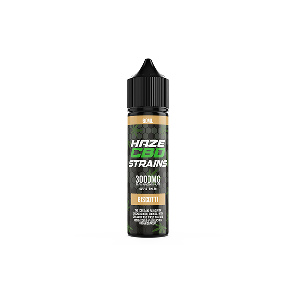 Haze CBD Strains 3000mg CBD E-Liquid 50ml Shortfill 0mg (50VG/50PG) - Lazy Frog Shop