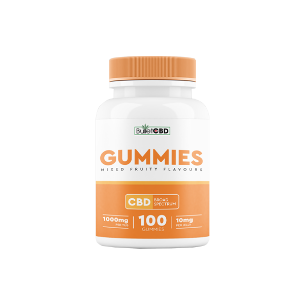 Bullet CBD 1000mg Broad Spectrum CBD Gummies - 100 Pieces - Lazy Frog Shop